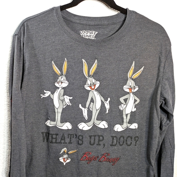 Looney Tunes Bugs Bunny Gray Sweatshirt - Picture 1 of 3